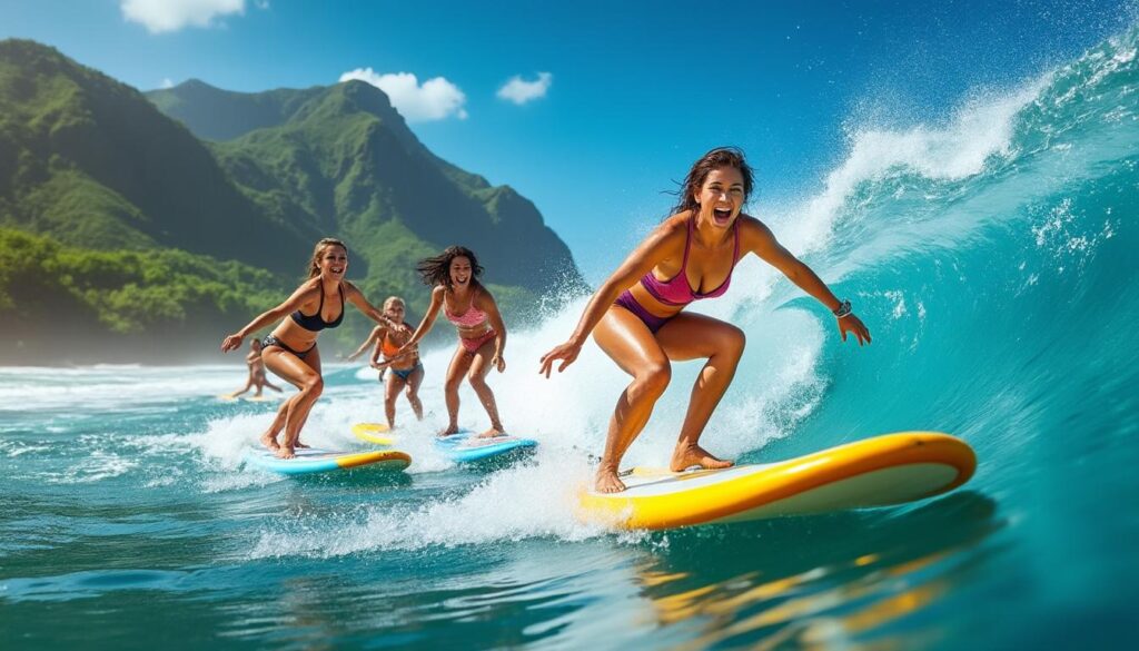 découvrez comment des initiatives locales à lombok utilisent le surf pour renforcer l'autonomie des femmes, leur offrir de nouvelles opportunités et transformer positivement leur vie au sein de la communauté.