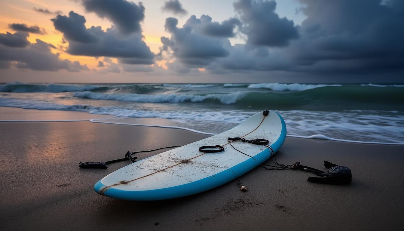 un moniteur de surf perd tragiquement la vie en indonésie après avoir été emporté par une vague imprévue, soulignant les dangers inattendus de ce sport.