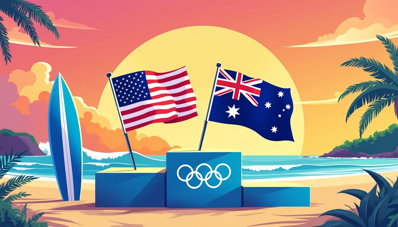 États-Unis et Australie en tête pour décrocher les places qualificatives aux Jeux de Paris 2024 avant la finale des Championnats du Monde de Surf